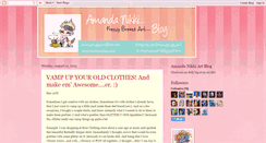 Desktop Screenshot of amandanikkiart.blogspot.com