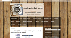 Desktop Screenshot of anatomiadelverbo.blogspot.com