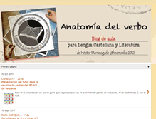 Tablet Screenshot of anatomiadelverbo.blogspot.com