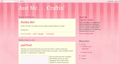 Desktop Screenshot of justmecraftin.blogspot.com