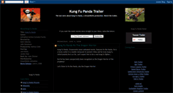 Desktop Screenshot of kung-fu-panda-trailer.blogspot.com