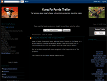 Tablet Screenshot of kung-fu-panda-trailer.blogspot.com