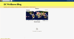 Desktop Screenshot of ec1wellness.blogspot.com