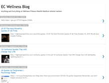 Tablet Screenshot of ec1wellness.blogspot.com