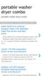 Mobile Screenshot of bestportablewasherdryercombos.blogspot.com