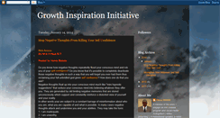 Desktop Screenshot of growthinspirationventure.blogspot.com