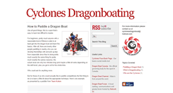 Desktop Screenshot of cyclonesdragonboat.blogspot.com