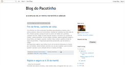 Desktop Screenshot of blogdopacotinho.blogspot.com
