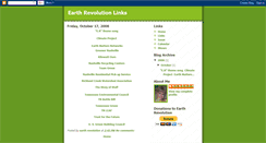 Desktop Screenshot of earthrevolutionlinks.blogspot.com