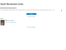 Tablet Screenshot of earthrevolutionlinks.blogspot.com