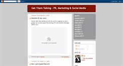 Desktop Screenshot of getthemtalking.blogspot.com