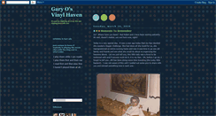 Desktop Screenshot of garyosvinylhaven.blogspot.com