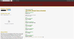 Desktop Screenshot of bengaltigerscricketclub.blogspot.com