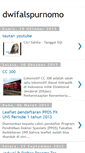Mobile Screenshot of dwifalspurnomo.blogspot.com