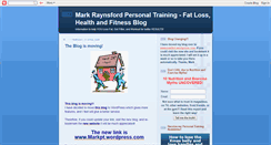 Desktop Screenshot of markraynsfordpersonaltraining.blogspot.com