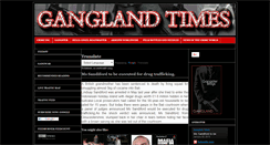 Desktop Screenshot of ganglandtimes.blogspot.com