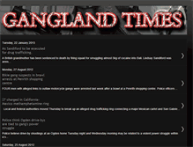 Tablet Screenshot of ganglandtimes.blogspot.com