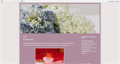 Desktop Screenshot of homeandthings.blogspot.com