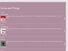 Tablet Screenshot of homeandthings.blogspot.com