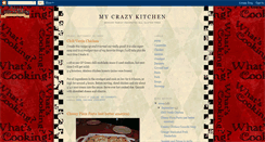 Desktop Screenshot of mycrazykitchen.blogspot.com