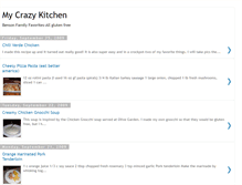 Tablet Screenshot of mycrazykitchen.blogspot.com