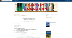 Desktop Screenshot of baptistbookworm.blogspot.com