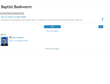 Tablet Screenshot of baptistbookworm.blogspot.com