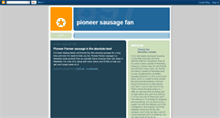 Desktop Screenshot of pioneersausage.blogspot.com