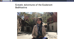 Desktop Screenshot of exuberantbodhisattva.blogspot.com