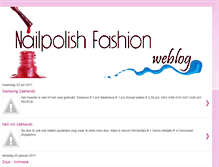 Tablet Screenshot of nailpolishfashion.blogspot.com