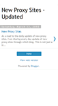 Mobile Screenshot of newproxysites-updated.blogspot.com
