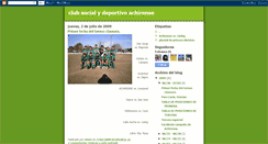 Desktop Screenshot of clubsocialydeportivoachirense.blogspot.com