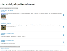 Tablet Screenshot of clubsocialydeportivoachirense.blogspot.com