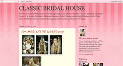 Desktop Screenshot of classicbridal.blogspot.com