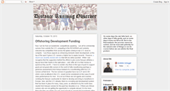 Desktop Screenshot of distancerunningobserver.blogspot.com