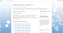 Desktop Screenshot of directofabrica.blogspot.com