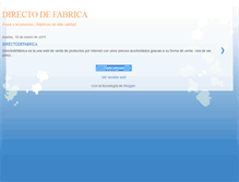 Tablet Screenshot of directofabrica.blogspot.com