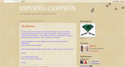 Desktop Screenshot of espermacampeon.blogspot.com