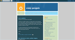 Desktop Screenshot of crazypenquin.blogspot.com