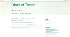 Desktop Screenshot of diaryoftirana.blogspot.com