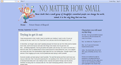 Desktop Screenshot of nomatterhowsmall.blogspot.com