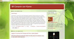 Desktop Screenshot of micorazonconkaren.blogspot.com