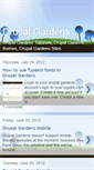 Mobile Screenshot of drupalgardens.blogspot.com