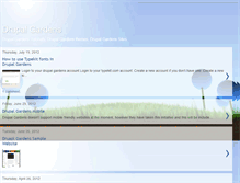 Tablet Screenshot of drupalgardens.blogspot.com