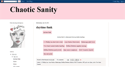 Desktop Screenshot of cchaoticssanity.blogspot.com