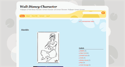 Desktop Screenshot of mydisneycharacters.blogspot.com