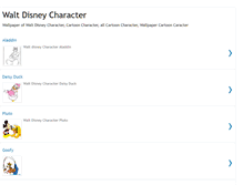 Tablet Screenshot of mydisneycharacters.blogspot.com