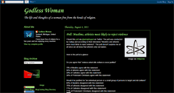 Desktop Screenshot of godlesswoman.blogspot.com