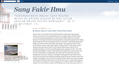 Desktop Screenshot of fakirilmu.blogspot.com