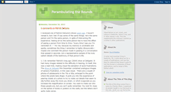 Desktop Screenshot of perambulating.blogspot.com